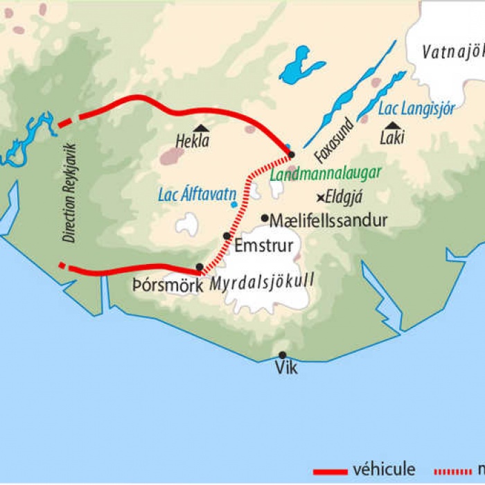 Trek de Landmannalaugar à Thorsmörk